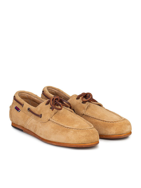Sebago Women's Boat Shoes in Beige Color