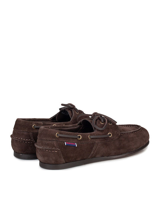Γυναικεία Boat Shoes σε Καφέ Χρώμα