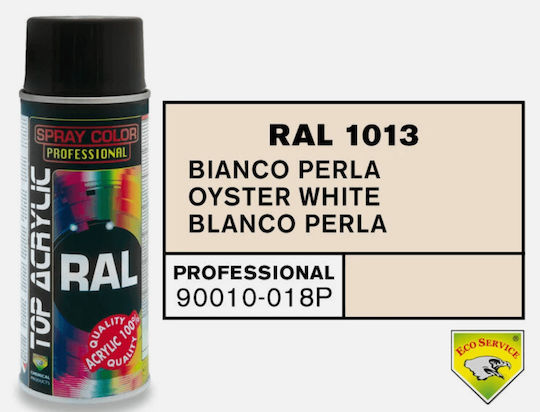 Eco Service Σπρέι Βαφής Top Acrylic Marrone Chiaro RAL 1013 400ml