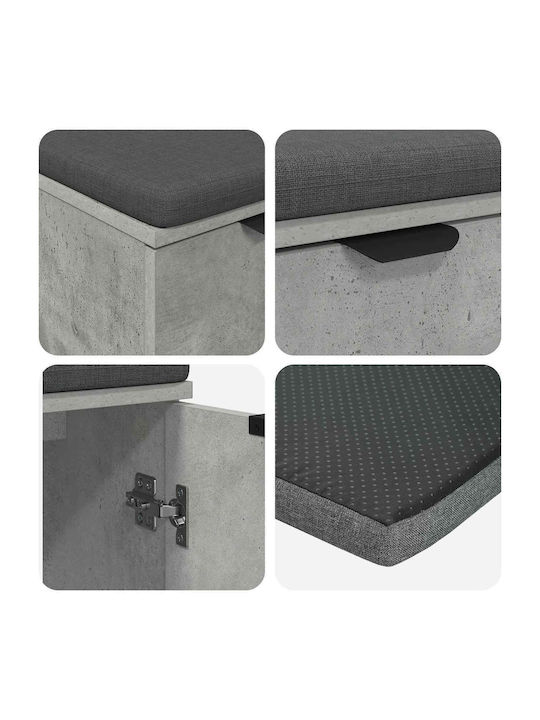 Мебел За Антре с Пейка Сив 60x38x46см