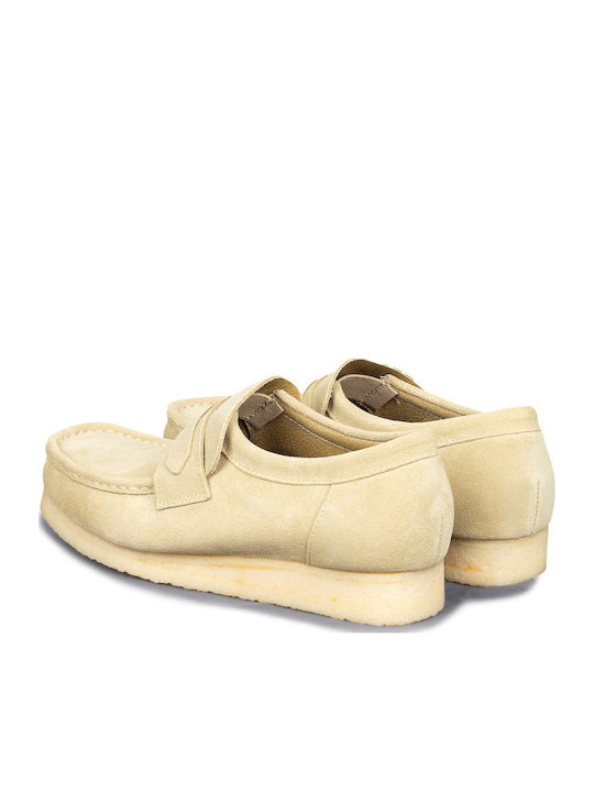 Wallabee Herren Mokassins in Beige Farbe