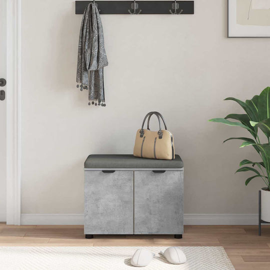 Eingangsmöbel mit Bank Gray 60x38x46cm
