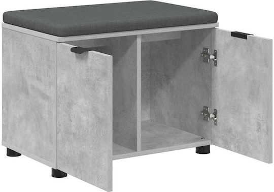 Eingangsmöbel mit Bank Gray 60x38x46cm