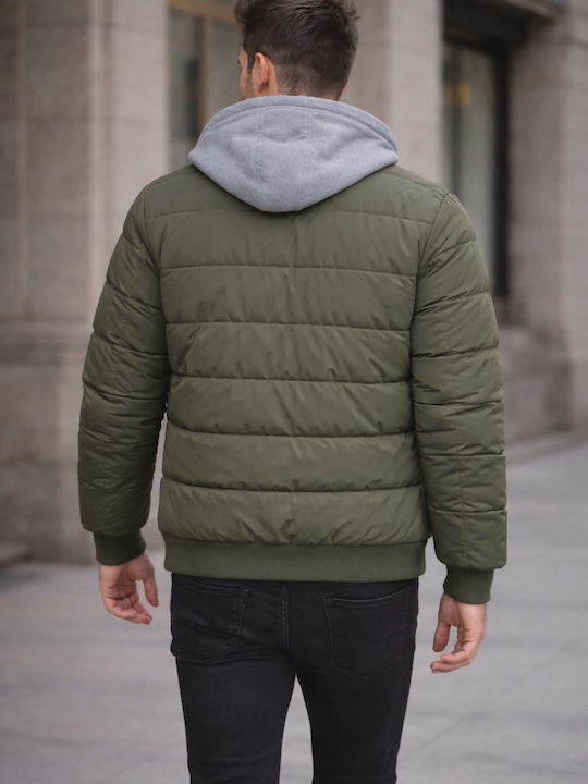 Яке Puffer Маслинено