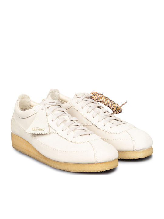 Clarks Tor Turnschuhe Off White