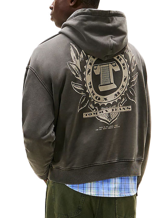 Tommy Hilfiger Graphic Charcoal with Hood