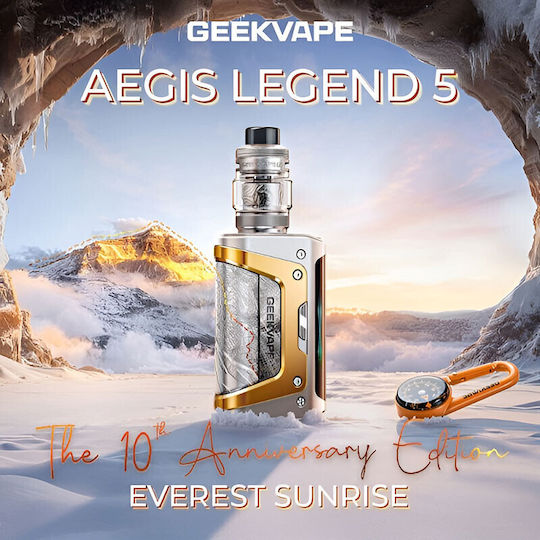 Geek Vape Aegis Legend 5 Vaporizator 5.5ml cu Baterie Încorporată Everest Sunrise