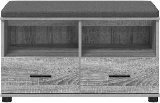 Eingangsmöbel mit Bank Gray Sonoma 80x38x46cm
