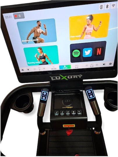 Luxury Smart Runner P-98 Professional Treadmill 6hp Industrial Ac Servo Motor Continuous Duty