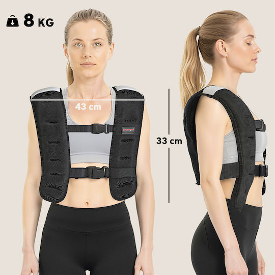 Sportnow Weste mit Gewicht 8kg