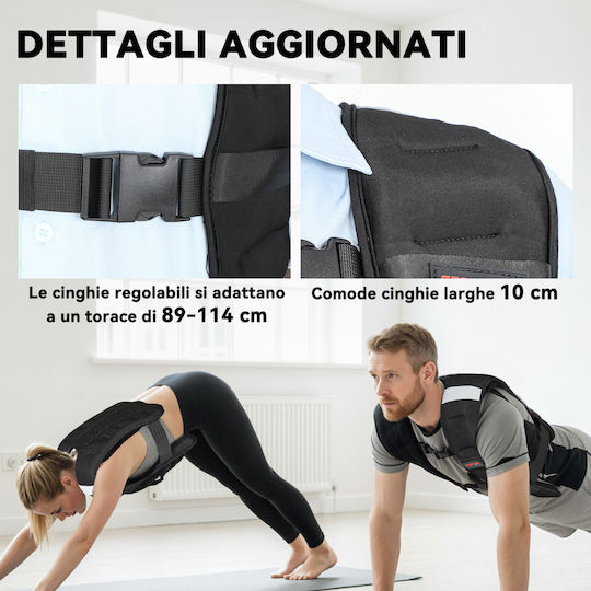Sportnow Weste mit Gewicht 8kg