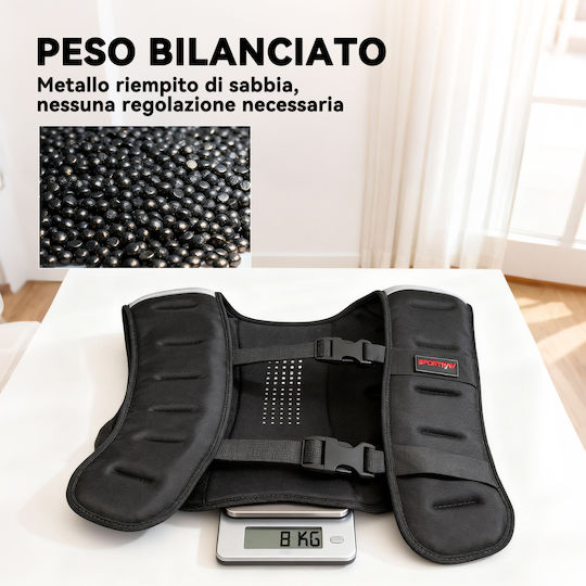 Sportnow Weste mit Gewicht 8kg