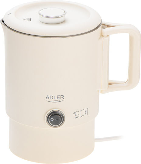 Adler Електрическа Кана 800ml 650W Бежова