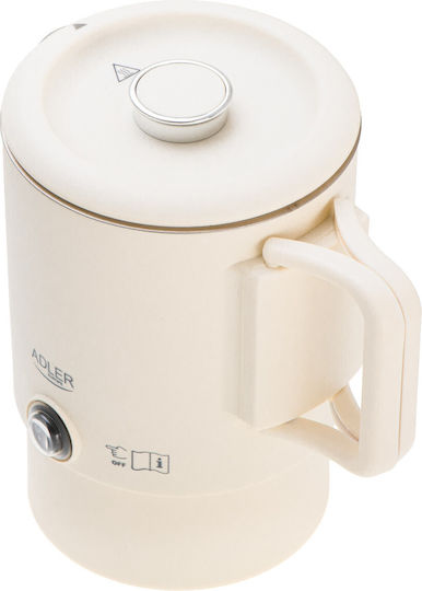 Adler Електрическа Кана 800ml 650W Бежова