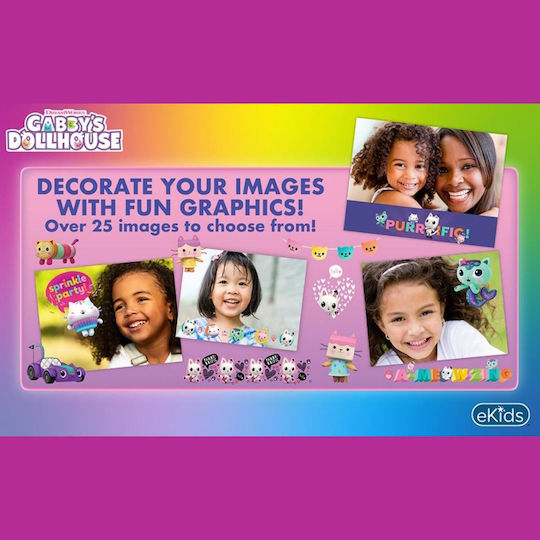 eKids Gabby's Dollhouse Cameră Foto pentru Copii 2MP Albastru deschis