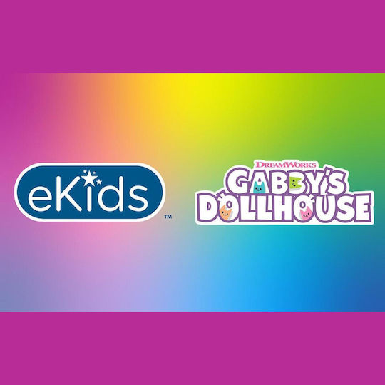 eKids Gabby's Dollhouse Cameră Foto pentru Copii 2MP Albastru deschis