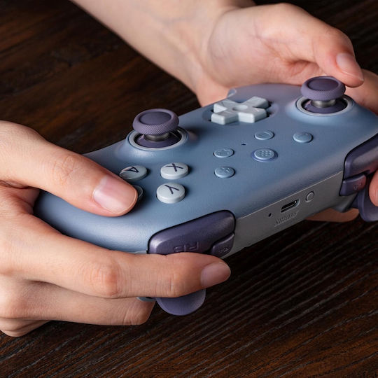 8Bitdo Ultimate 2C Wireless Gamepad with Hall Effect Sticks for Android / PC Blueberry