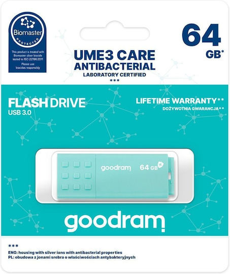GoodRAM Pendrive 64GB USB 3.0 Stick Green