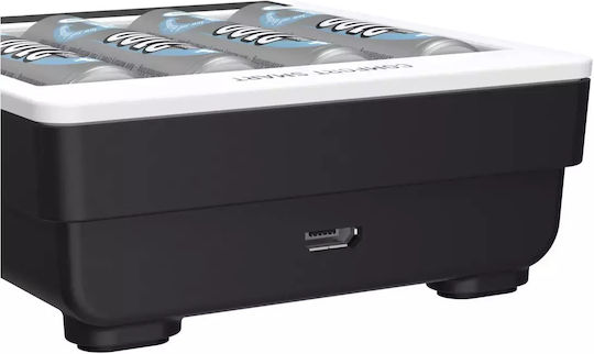 Ansmann Comfort Smart USB Φορτιστής 4 Μπαταριών Ni-MH Μεγέθους AA/AAA