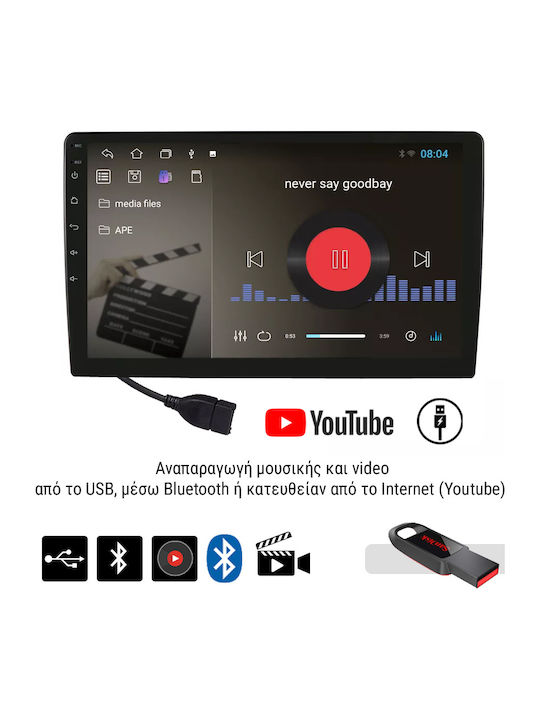 Kirosiwa Car Audio System for Nissan Qashqai 2006-2013 (Bluetooth/USB/AUX/WiFi/GPS/Apple-Carplay/Android-Auto) with Touch Screen 7"
