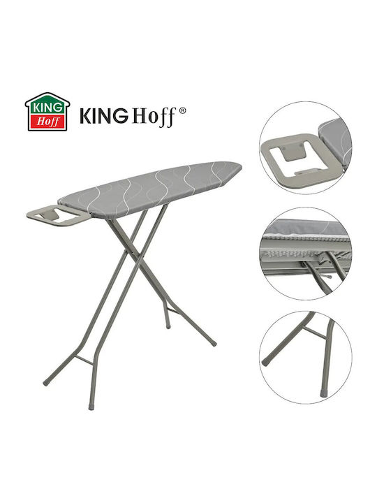 KING Hoff Σιδερώστρα για Σίδερο Ατμού Σπαστή 114x35.5cm
