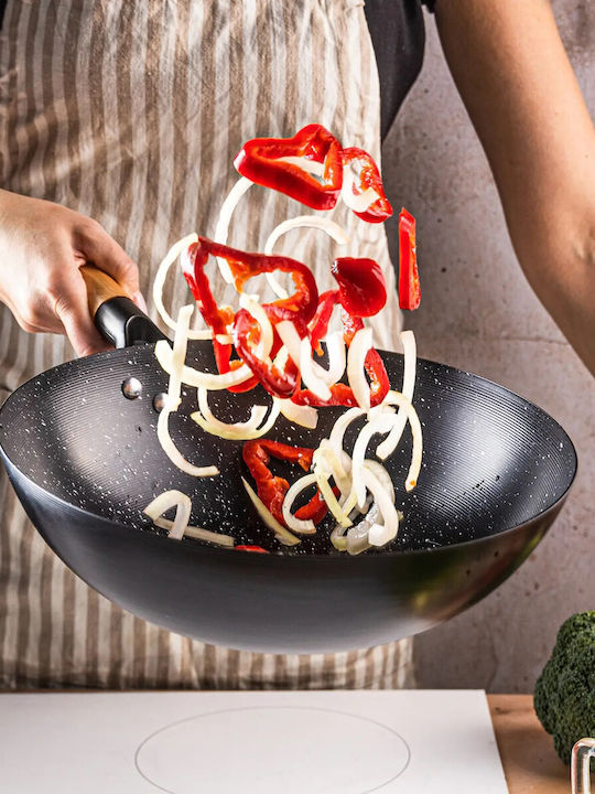 KING Hoff Wok made of Aluminum with Stone Coating 30cm