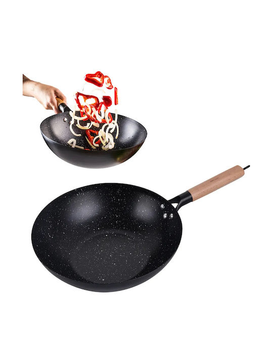 KING Hoff Wok made of Aluminum with Stone Coating 30cm