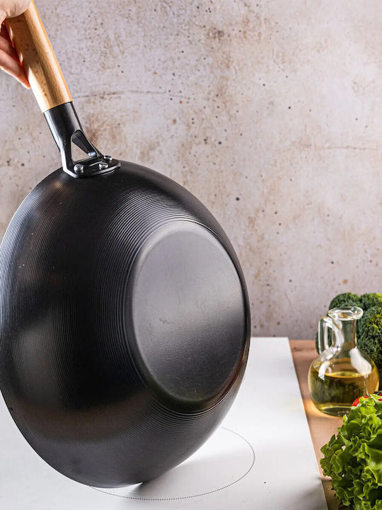 KING Hoff Wok made of Aluminum with Stone Coating 30cm