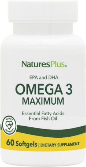 Nature's Plus Omega 3 Maximum Рибено масло 790мг 90 софтджел