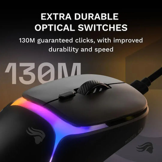 Glorious O3 Mini RGB Gaming Mouse Black