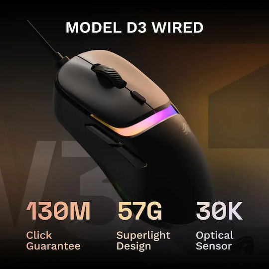 Glorious Model D Gaming Gaming Maus Schwarz
