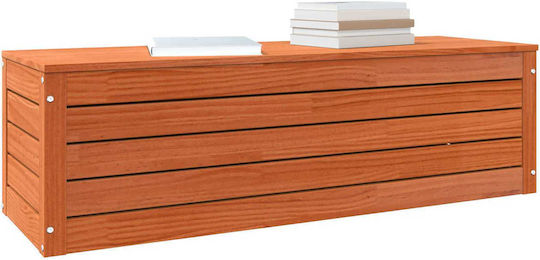 vidaXL Wooden Decorative Trunk Brown 109x36.5x33cm