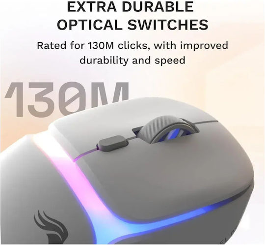 Glorious Model D Ασύρματο Gaming Ποντίκι Λευκό