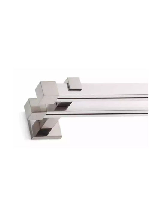 Anartisi Madison Two-Way Metallic Curtain Track Silver 160cm 513643-01
