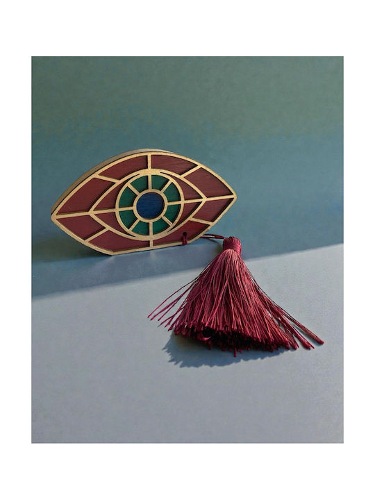 de birou Amulet Ochi Roșu din Lemn 1buc