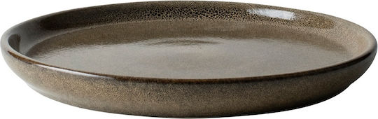 Dutch Rose Teller Wüste Keramik Braun mit Durchmesser 18cm