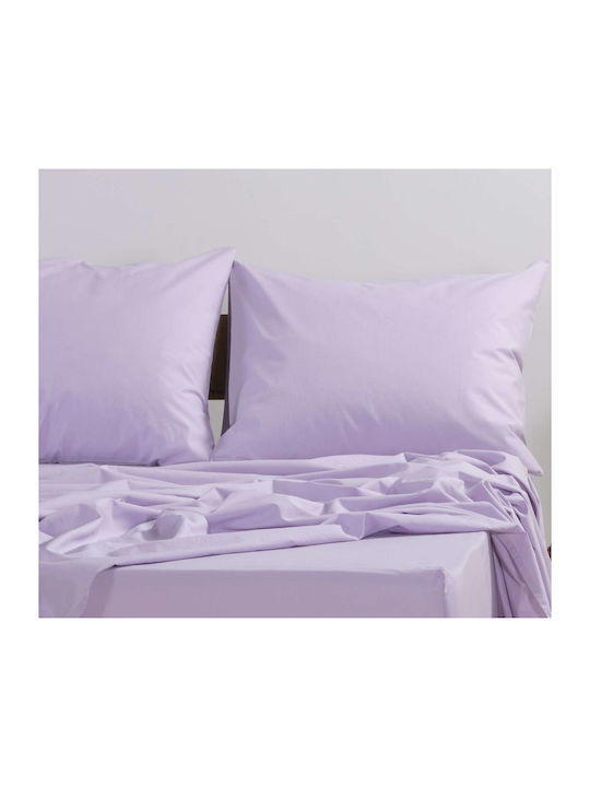 Nef-Nef Homeware Sheet for Single Bed 170x270cm. Basic Terracotta
