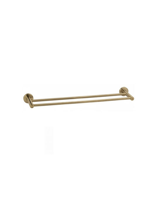 Double Towel Rack 60cm Bronze Art Series Inox304 4230-41 Brushed Bronze