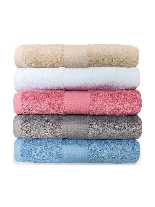 Nef-Nef Homeware Bath Towel Delight 70x140cm White Weight 500gr/m²