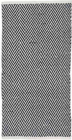Melinen Kindra Rug Rectangular Summer Cotton Black