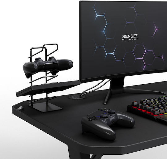 Gaming Office Nomad Wooden Black 140x60cm