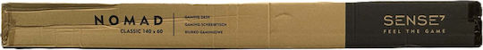 Gaming Office Nomad Wooden Black 140x60cm