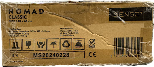 Gaming Office Nomad Wooden Black 140x60cm