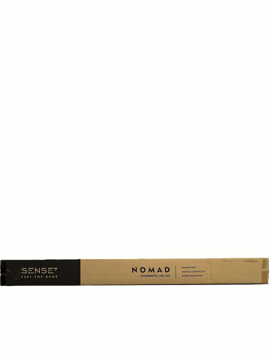 Birou Nomad Din Lemn Negru cu Picioare Metalice 140x60cm