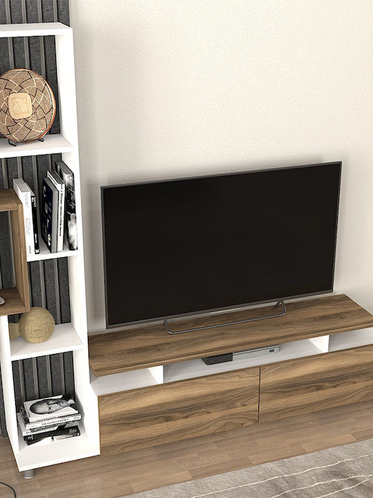 Телевизионно Мебелче Tulip Кафяво Д160xДл29.5xВ160см