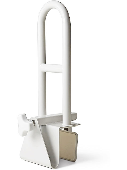 Alfa Care Reclining Bathroom Grab Bar for Persons with Disabilities White