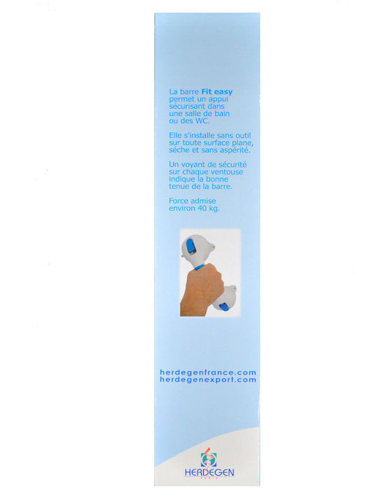 Herdegen Fit Easy Λαβή Μπάνιου ΑΜΕΑ 40cm Μπλε