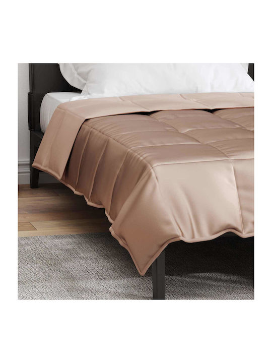 vidaXL Doppelbettdecke 200x140cm Gold