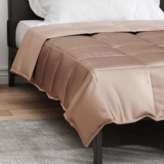 vidaXL Doppelbettdecke 200x140cm Gold