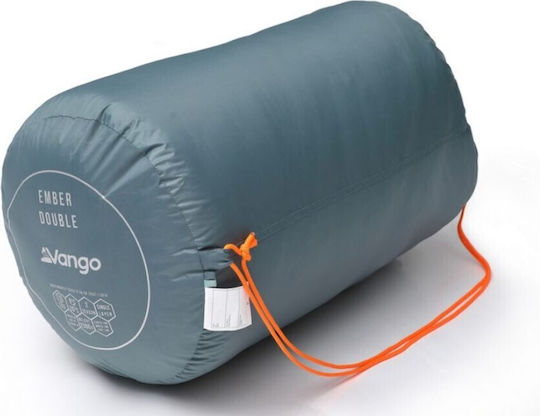 Vango Sleeping Bag Double 2 Seasons Ember Mineral Green
